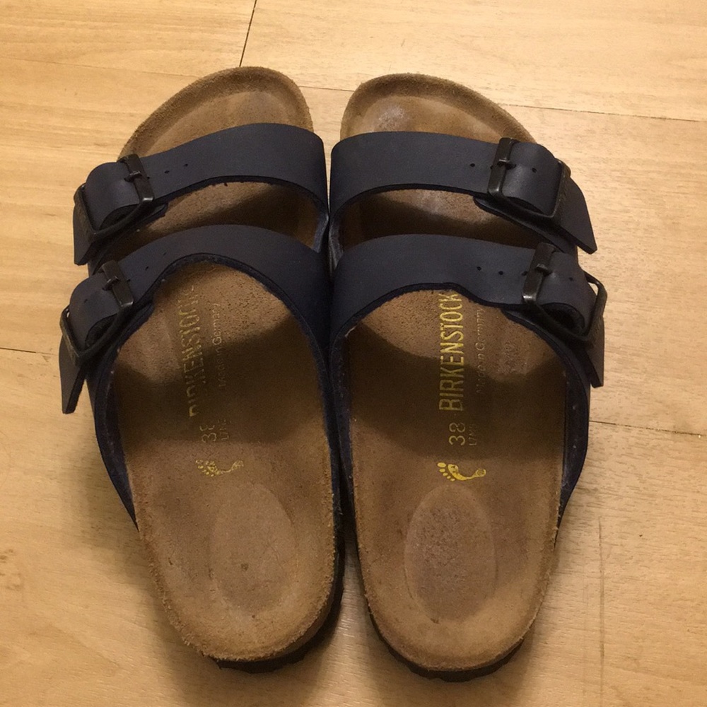 Vintage Birkenstock sandals—lightly worn